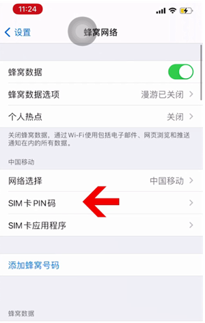 清溪镇苹果14维修网分享如何给iPhone14的SIM卡设置密码 